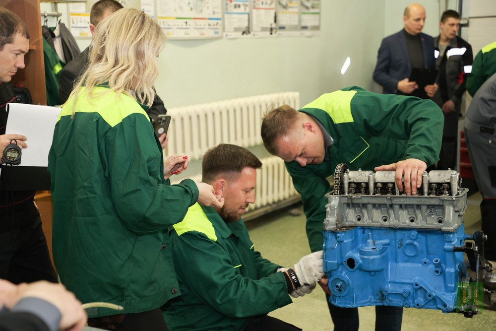 Сборка двигателя