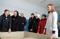 14 января академию посетили учащиеся Чаусского района