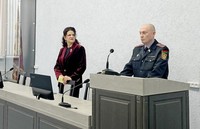 Встреча студентов экономического факультета с начальником отделения по гражданству и миграции Горецкого РОВД 