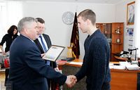 Студентам Белорусской сельхозакадемии, помогавшим аграриям Могилевского района, вручили награды