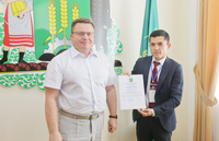 Визит узбекских студентов в академию