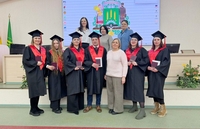 Вручение дипломов магистра на экономическом факультете